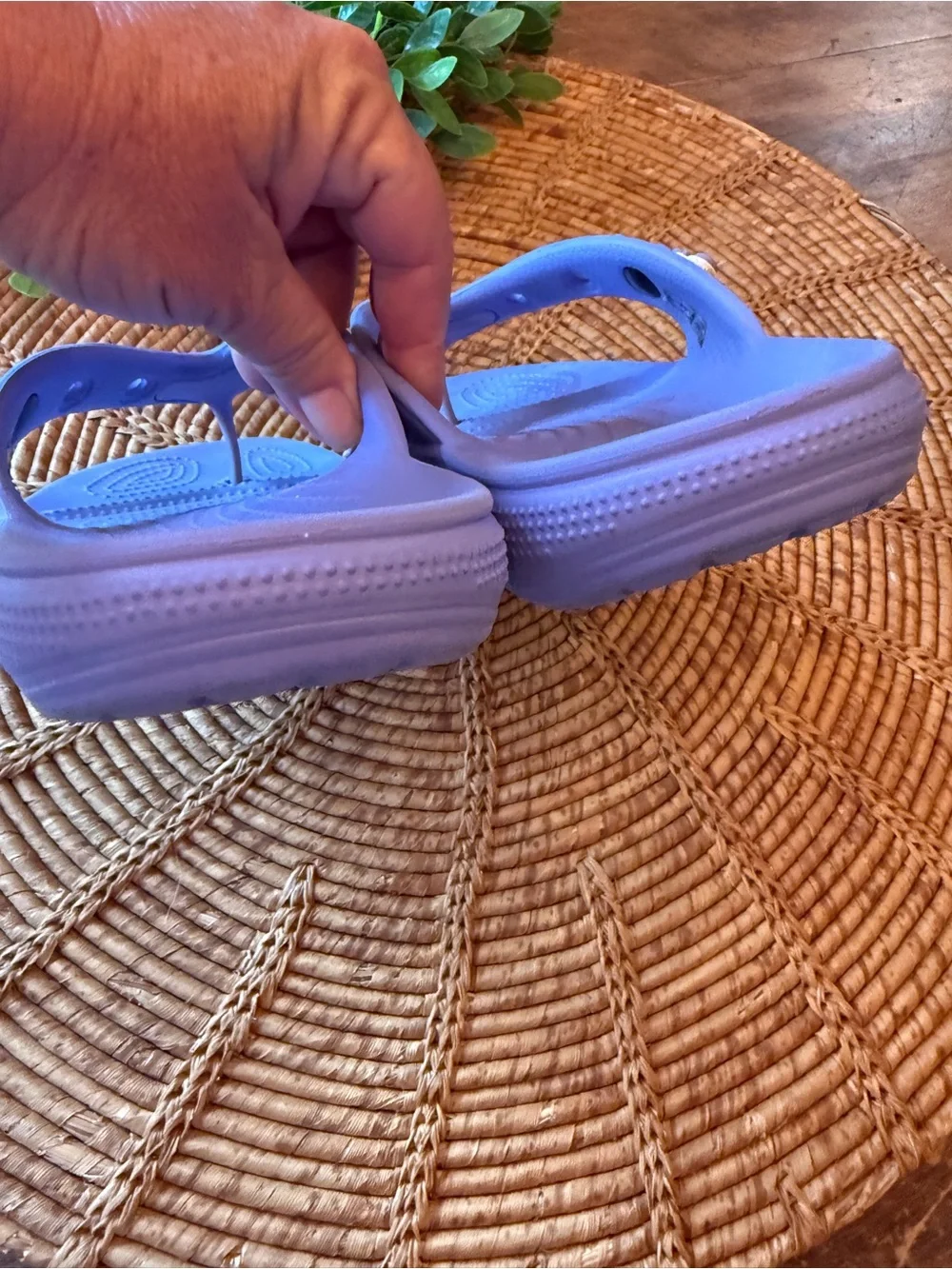 Crocs Lavender Flip-Flop Sandals - Comfortable Everyday Slides